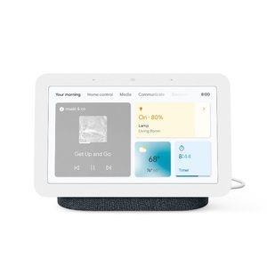 Google Nest Hub 2nd Gen - Smart Home Display with Google Assistant - Chalk